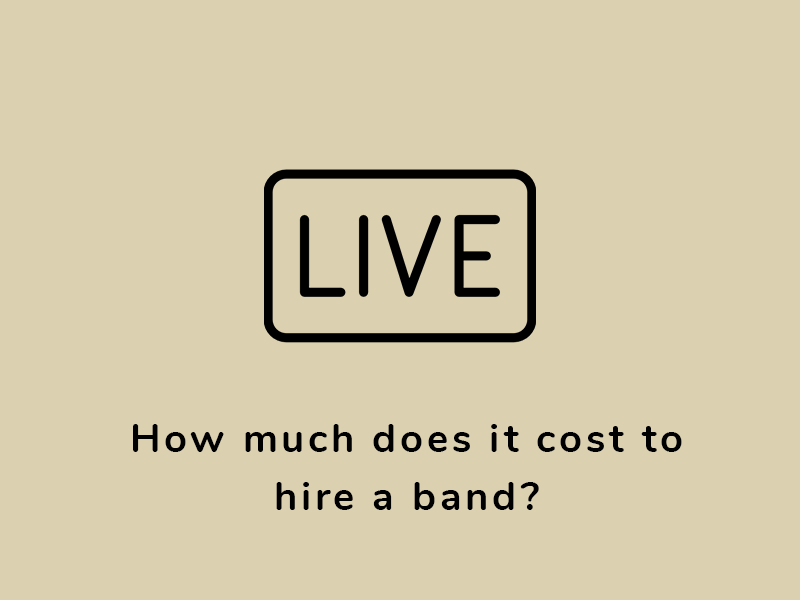 How much does a band cost in 2023?